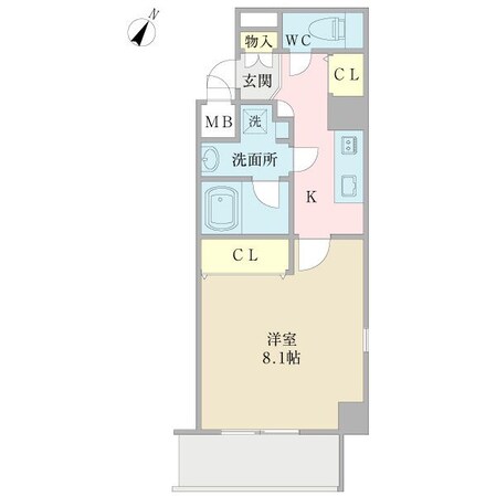 吹上駅 徒歩1分 3階の物件間取画像